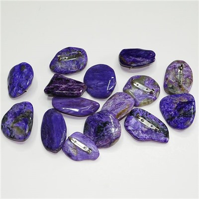 Брошь чароит 5 см