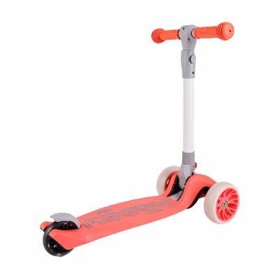 Самокат 3-х колесный SCOOTER Roll midi / HL-817 /уп 10/ розовый