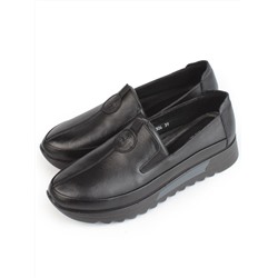03-5306 BLACK Полуботинки женские (натуральная кожа)