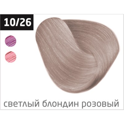 Пермаментная крем-краска 10/26 «Светлый блондин розовый» OLLIN Performance 60 мл 9304
