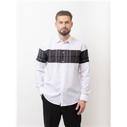011J Мужская рубашка JenTa белый