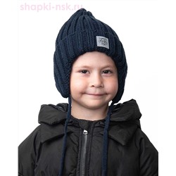 12666/2 MBU Ушанка для мальчика флис (48-52)