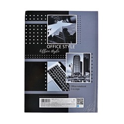 УЦЕНКА Бизнес-блокнот А4 160 л., кл Office Style, тв.обл, гл лам, 5цв блок