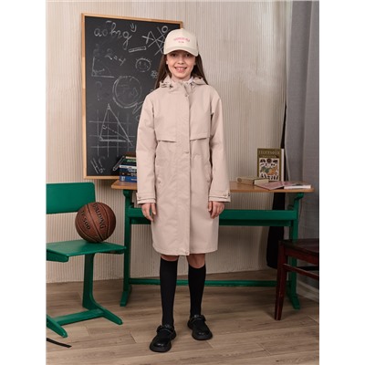 Плащ детский SCHOOL бежевый