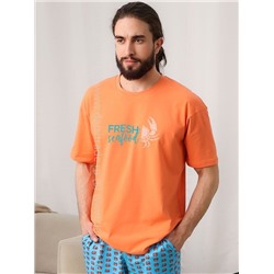 Футболка мужская №2124M-20049 Kusto Almando Melado Дроп