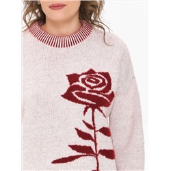 Джемпер вязаный с длинными рукавами