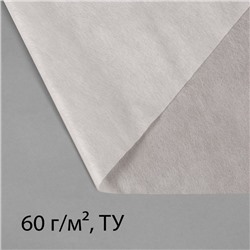 Материал укрывной, 10×3.2 м, плотность 60 г/м², спанбонд с УФ-стабилизатором, белый, Greengo, Эконом 30%