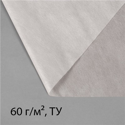 Материал укрывной, 10×3.2 м, плотность 60 г/м², спанбонд с УФ-стабилизатором, белый, Greengo, Эконом 30%