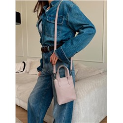 Женская кожаная сумка Richet 3261LN 785 Пудра