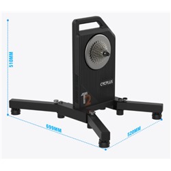 Велотренажер велостанок CYCPLUS TRAINER T2 интерактивный, с прямым приводом, складная конструкция X-type