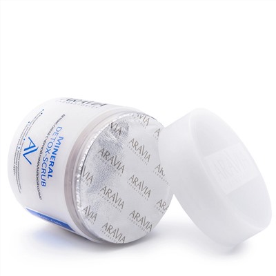 Aravia Laboratories Детокс-скраб для тела с чёрной гималайской солью / Mineral Detox-Scrub, 300 мл