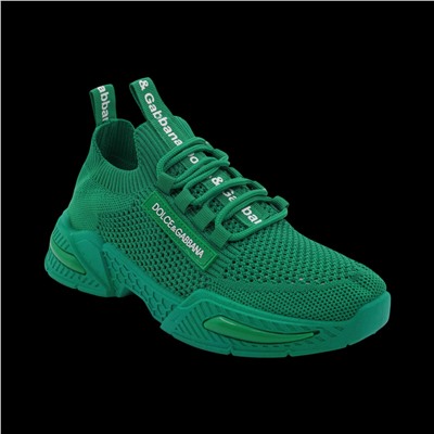 Кроссовки женские текстильные H6-3 зеленые п/п