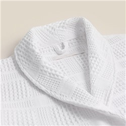 Халат вафельный женский SL HOME: Chess «Блан де Блан», хлопок 100%, белый