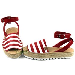 AB. ZAPATOS • 408 • ROJO-BLANCO РАСПРОДАЖА