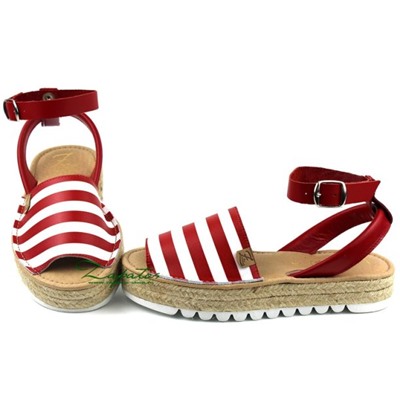 AB. ZAPATOS • 408 • ROJO-BLANCO РАСПРОДАЖА
