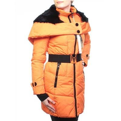 M12-356 ORANGE Пальто зимнее женское (холлофайбер)