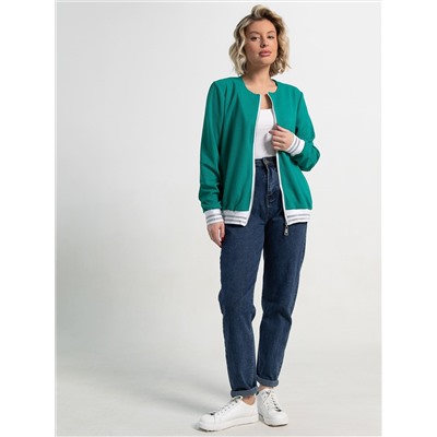 Бомбер Аланис (изумрудный) Б15407-7М