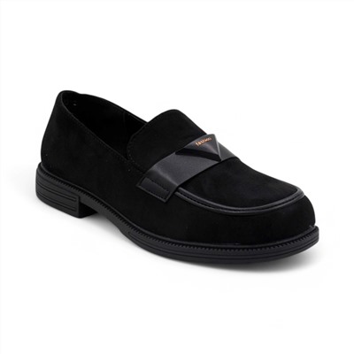 Лоферы женские K81-2R черные