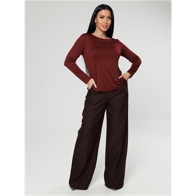 Энкар - лонгслив бордовый