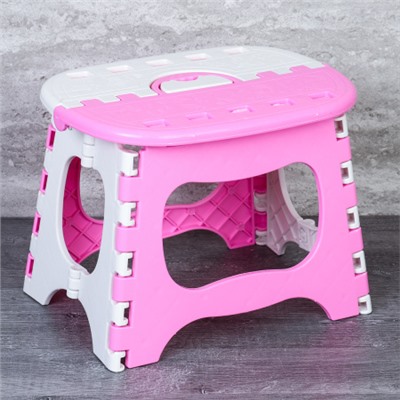 Табуретка складная 25x19x20 см / K0039-1 /уп 50/микс/ОРР