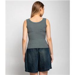 Майка #КТ22301, серо-зелёный