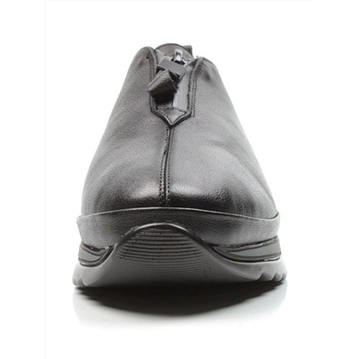 03-5019 BLACK Полуботинки женские (натуральная кожа)