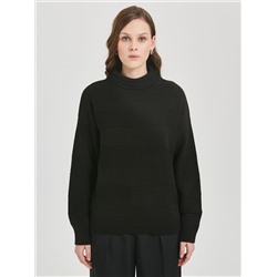 Водолазка чёрная с оригинальным воротником