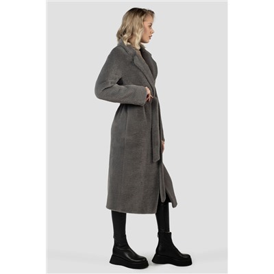 01-12077 Пальто женское демисезонное (пояс)