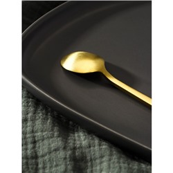 Ложка чайная Magistro «Оску стандарт», длина 14.5 см, нержавеющая сталь, золотистая