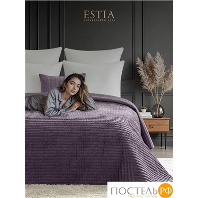 Estia ЭЛА фиолет. Покрывало 240х260, 1 пр., 100% полиэстер