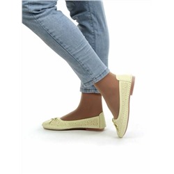 07-PDXL31-3 YELLOW Балетки (натуральная кожа)