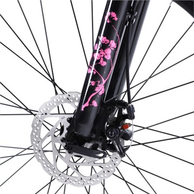 Велосипед 26" рама 17" 21sp COMIRON SAKURA розовый дымный