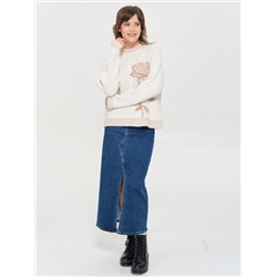 Джемпер вязаный с длинными рукавами