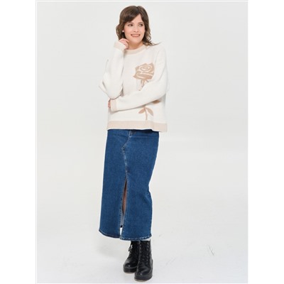 Джемпер вязаный с длинными рукавами