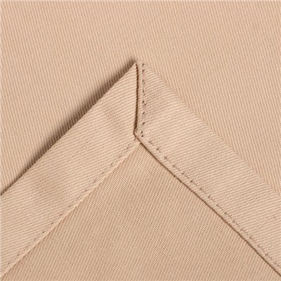 Салфетка столовая «Этель», 40×40 см, бежевая, 100% хлопок, саржа, 250 г/м²