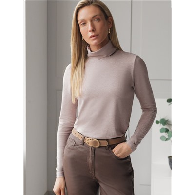 Водолазка из премиального хлопка с эластаном