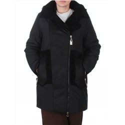 8088 BLACK Куртка зимняя женская (верблюжья шерсть, 120 гр. холлофайбер)