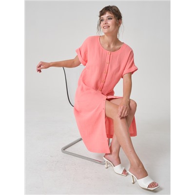 Платье-рубашка из муслина