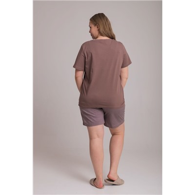 Пижама футболка и шорты М325294Пк