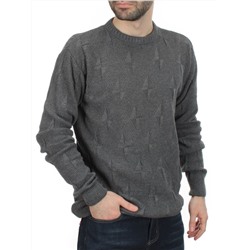 G636 GRAY Джемпер мужской (100% шерсть)