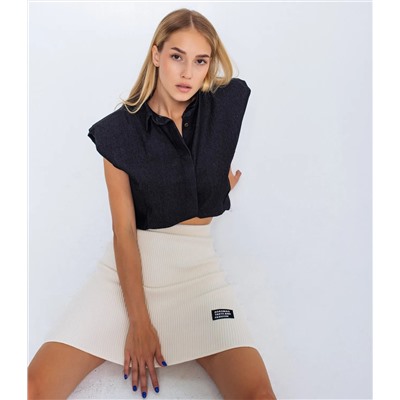 Юбка #КТ191, молочный