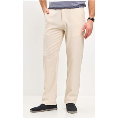 Брюки лен F511-0851 l.beige