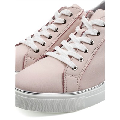 03-YD270-3 PINK Полуботинки спортивные женские (натуральная кожа)