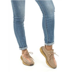 05-B557-13 BROWN Кроссовки женские (текстиль)