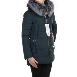 266 DK. GREEN Куртка зимняя с чернобуркой OMMEITT