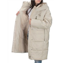 C223 LT. BEIGE Куртка зимняя женская (200 гр. холлофайбера)
