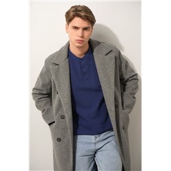 Мужской лонгслив на пуговицах Happyfox