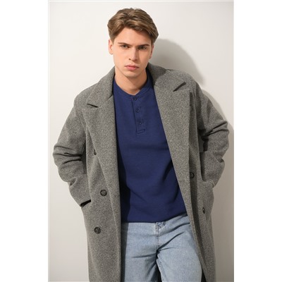 Мужской лонгслив на пуговицах Happyfox