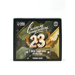 Чай подарочный «23 февраля», 20 г + 12 п