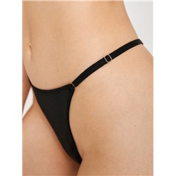 Трусы стринг жен Bitty черный Infinity Lingerie